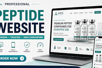 build research peptide store, woocommerce peptide website, woocommerce peptide