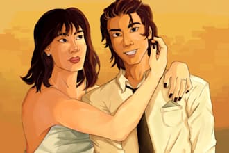create digital art of any characters you want
