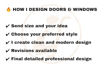 design wooden doors, windows, and frames