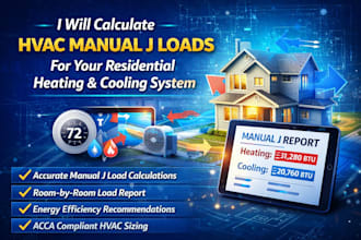 calculate hvac manual j heating and cooling loads for your residential