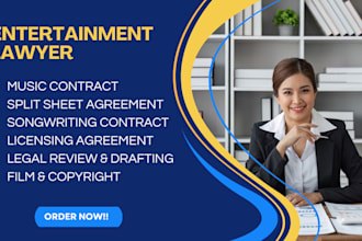 do music and entertainment contracts, lawsuits, and agreements