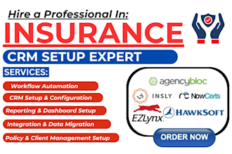 setup qqcatalyst hawksoft jenesis nowcerts nextagency agencybloc ezlynx insly