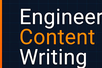 write engineering and construction educational content