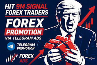 do telegram ads, forex promotion to gain 900k telegram forex traders subscribers