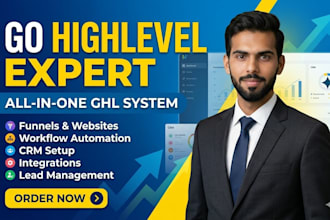 setup gohighlevel funnels, workflows and CRM automation