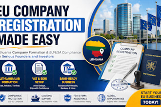 provide lithuania company formation, tax setup, and bank consulting