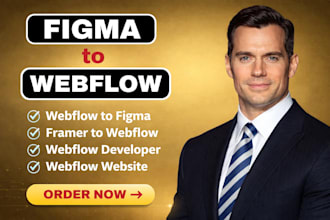 convert figma to webflow or framer to webflow with pixel perfect design