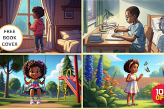 children story book illustration children story children story book illustration