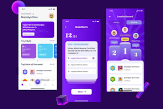 build custom quiz app, quiz website, trivia app, ai bran trainer app for qbiz t