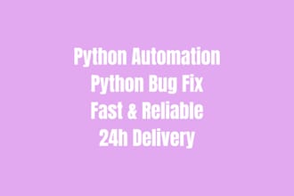 fix python bugs and errors quickly