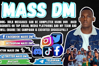 do tiktok mass dm, whatsapp bulk message twitter mass direct message brand promo