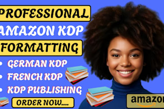 french book formatting amazon kdp french book publishing german book formatting