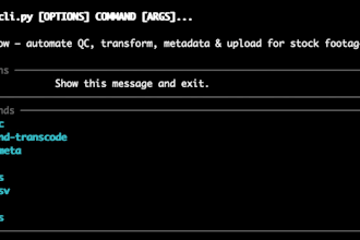 build a python automation script or cli tool for your workflow