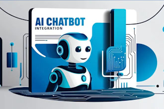 integrate ai hybrid chatbot into your b2b, b2c  webapp