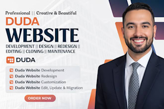 design duda website do seo optimization fix redesign duda website developer
