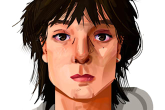 make a digital portrait