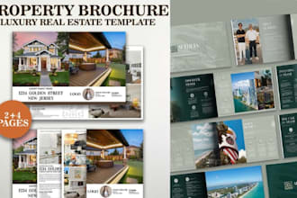 design real estate investor ready om brochure, investment teaser, prospectus