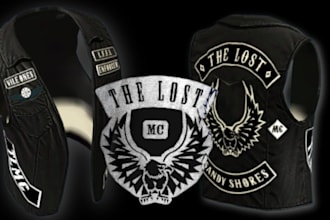 make custom fivem kuttes, mc kuttes, mc bike patch kuttes