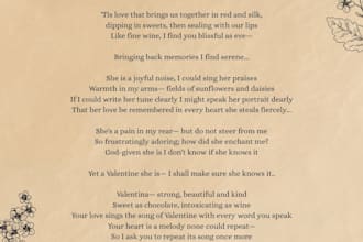 write a custom poem for any occassion