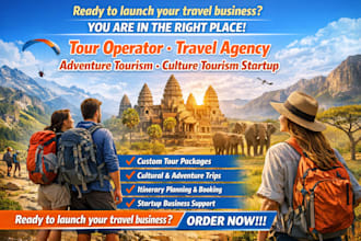 write tour operator travel agency adventure tourism culture tourism startup