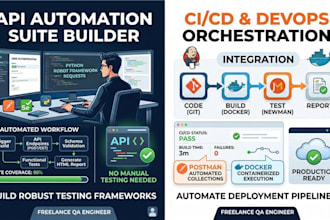 develop automation test for your frontend and backend