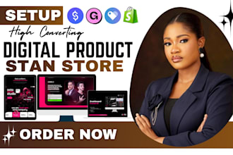 stan store, stan store setup, gumroad, payhip, beacons ai, etsy shop, stan store