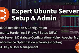 setup, configure and manage your ubuntu server