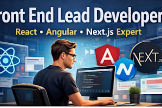 react nextjs angular developer frontend lead microservices expert