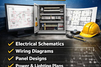create autocad electrical drawings and schematics