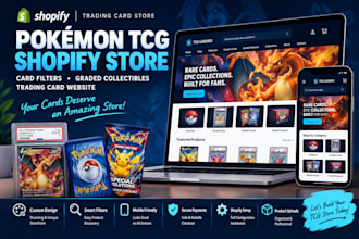 pokémon tcg shopify store card filters trading card graded collectible website