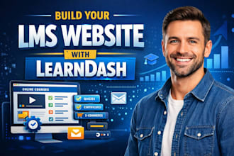 build a wordpress lms website with learndash to launch your course business