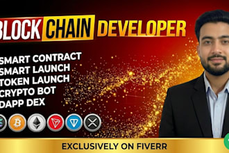 develop blockchain apps, smart contracts, and crypto solutions
