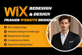 wix website redesign wix website design wix redesign framer website design wix