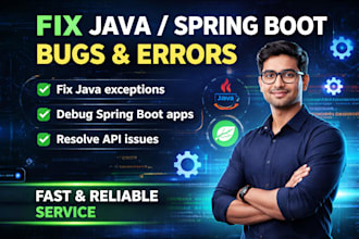 fix java or spring boot bug fast