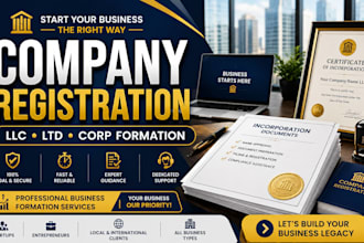 register your llc ltd corp startup company registration and business formation