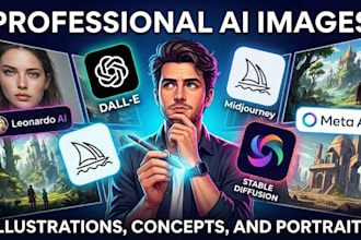 create professional ai images and custom art using leonardo ai, gemini, and meta