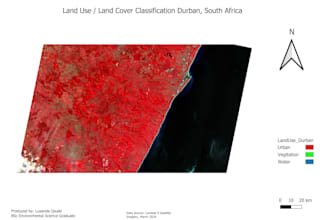 create a land use land cover map using satellite imagery