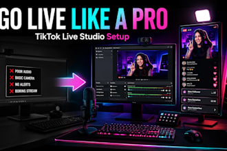 setup tiktok live studio for professional tiktok live streaming
