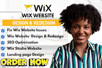 design wix website, fix wix issues, wix ecommerce, wix studio, wix online store