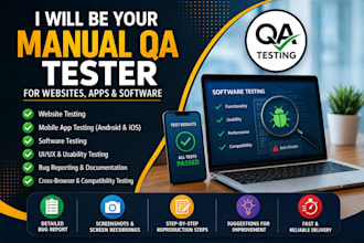 be your manual QA tester for websites, apps, and software