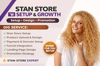 setup stan store stan store setup stan store website systeme io landing page