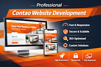 build contao website, upgrade or fix contao website issues, contao template SEO