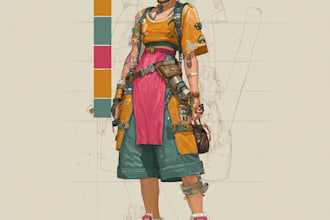 draw a character design