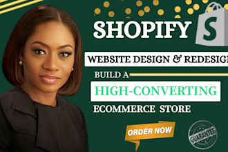 design shopify website redesign shopify website ecommerce shopify store design