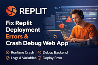 fix replit deployment errors runtime crash debug web app backend logs