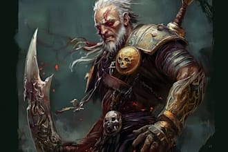 create a game character of concept character for you
