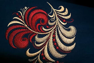 digitize your design for embroidery machine quickly and accurately