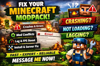 create, fix optimize modpack minecraft crashes lag convert, forge mods to fabric