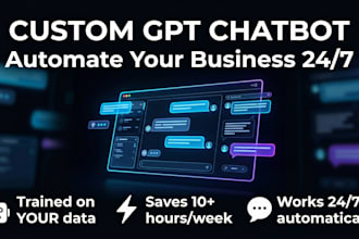build a custom gpt chatbot that automates your business 24 7