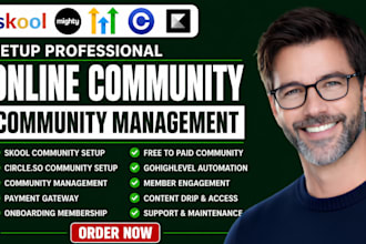 setup circle so community website circle so online course circle so community